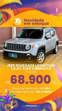 JEEP RENEGADE 1.8 16V FLEX 4P AUTOMÁTICO